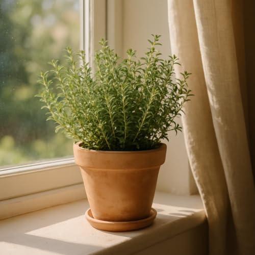 Set of 2 Thyme Lemon Live Plants, Aromatic Culinary Herb Ground Cover, USDA Zones 5 to 9, Full Sun