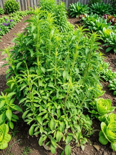 Set of 2 Stevia Live Plants, Natural Sweetener Herb, 4-8 Inches | Sugar Substitute, USDA Zones 9 to 11, Full Sun, No Pot