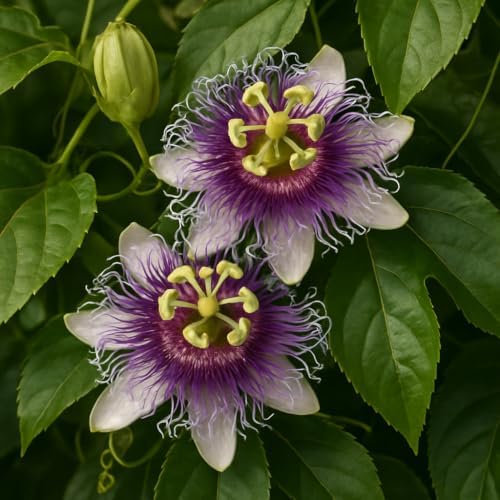 Possum Purple Passion Fruit Live Plant, Self-Fertile Cold Hardy Edible Purple Passionfruit Vine, USDA Zones 7 to 11, Full Sun