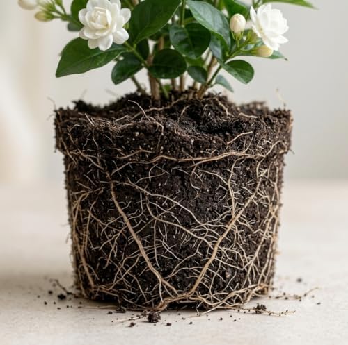 Set of 3 Maid of Orleans Sambac Jasmine Live Plants, Fragrant White Flowering Vine, USDA Zones 8 to 11, Full Sun