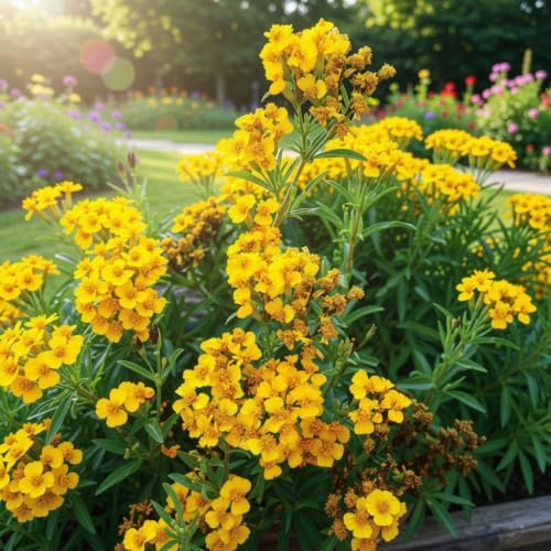 Set of 2 Mexican Tarragon Live Plants, Tagetes Lucida, Starter Plants | Mexican Mint Marigold, Anise Scented Culinary Herb, USDA Zones 8 to 11, Full Sun, 4-8 Inches, No Pot